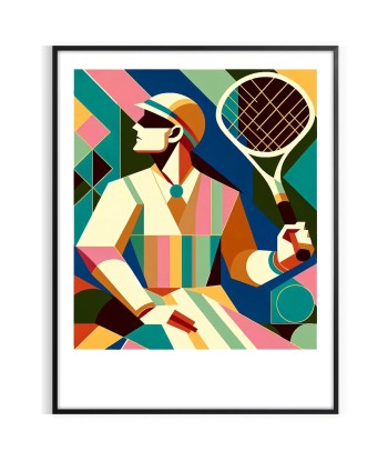 Retro Tennis Poster Les êtres humains sont 