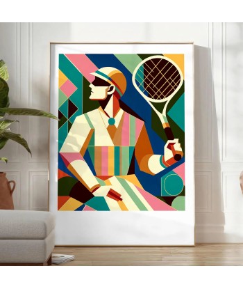 Retro Tennis Poster Les êtres humains sont 