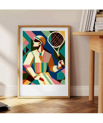 Retro Tennis Poster Les êtres humains sont 