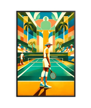 Tennis Print Vintage Poster 4 Pour