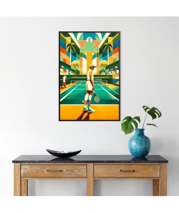 Tennis Print Vintage Poster 4 Pour