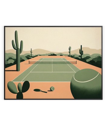 Tennis Poster Minimal Print Comparez plus de prix