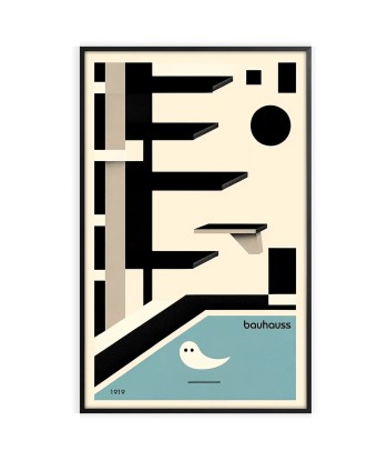 Bauhaus Print Minimal Poster Economisez 