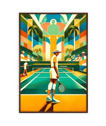 Tennis Print Vintage Poster 4 Pour