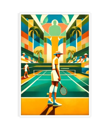 Tennis Print Vintage Poster 4 Pour