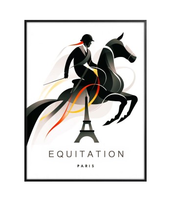 Horse Artwork Paris Poster de France