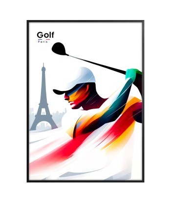 Golf Art Paris Poster à prix réduit toute l'année