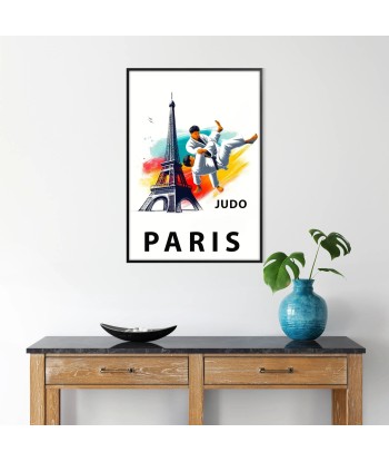 Judo Poster Paris Print Amélioration de cerveau avec