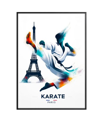 Karate Poster Paris Print est présent 