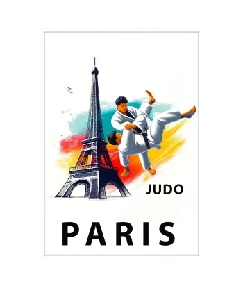 Judo Poster Paris Print Amélioration de cerveau avec