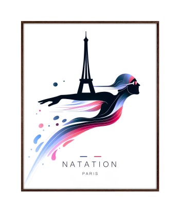 Swimming Poster Paris Poster 2 de France