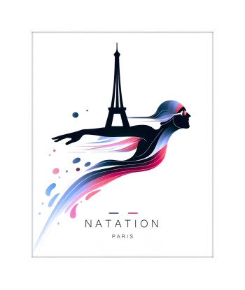 Swimming Poster Paris Poster 2 de France