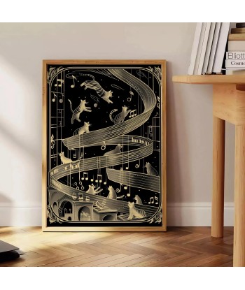 Cats And Melodies Wall Art les muscles