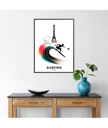 Surfing Wall Art Paris Poster online