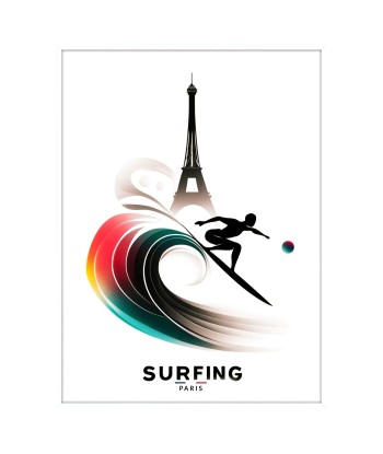 Surfing Wall Art Paris Poster online