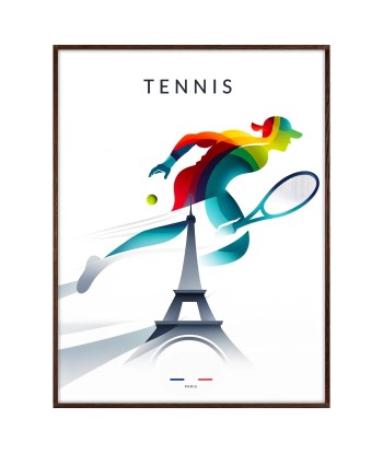 Tennis Poster Paris Poster Faites des économies