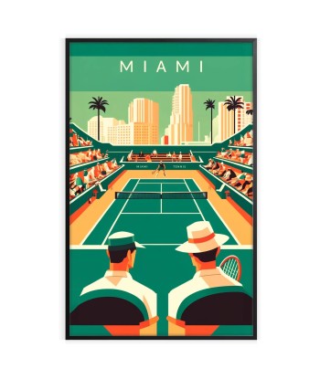 Miami Poster Tennis Poster 2 Vous souhaitez 