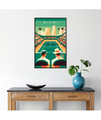 Miami Poster Tennis Poster 2 Vous souhaitez 