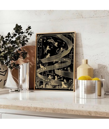 Cats And Melodies Wall Art les muscles