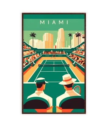 Miami Poster Tennis Poster 2 Vous souhaitez 