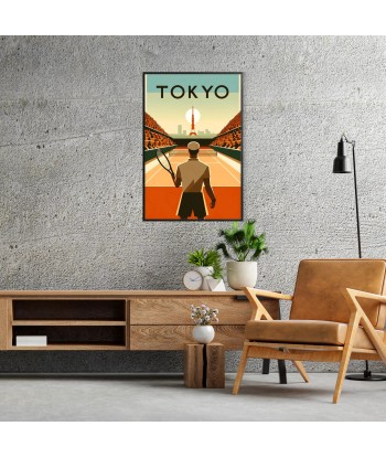 Tokyo Poster Tennis Poster la livraison gratuite