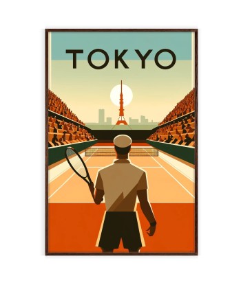 Tokyo Poster Tennis Poster la livraison gratuite