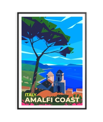 Amalfi coast Print Italy Poster du meilleur 