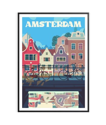 Amsterdam Print Wall Art Poster pas cheres