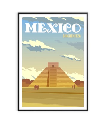 Chichenitza Print Mexico Wall Art Poster Venez découvrir notre 