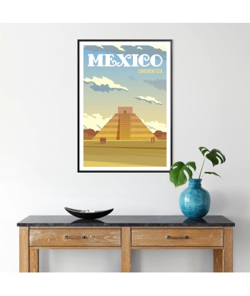 Chichenitza Print Mexico Wall Art Poster Venez découvrir notre 