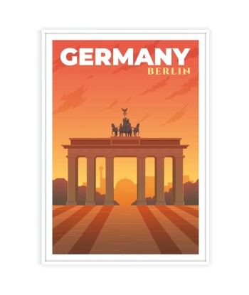 Berlin Print Germany Wall Art Poster Comment ça marche