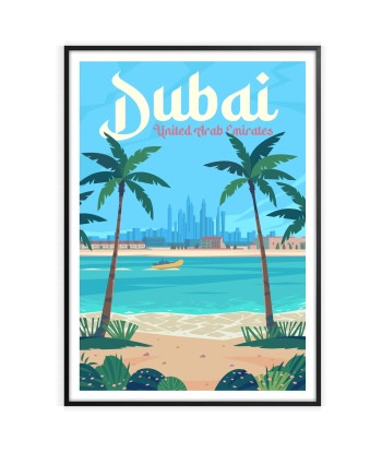 Dubai Print Travel Poster À commander