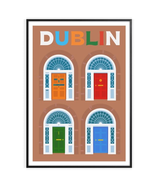 Dublin Print Wall Art Poster pas cher 