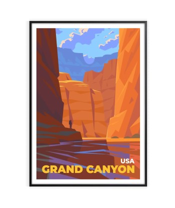 Grand canyon Poster USA Travel Print d'Europe débarque