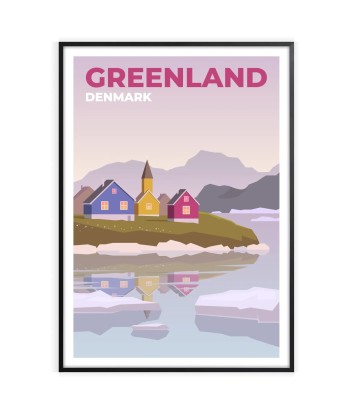 Greenland Poster Denmark Travel Print online