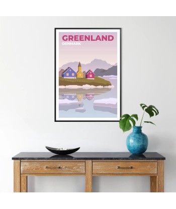 Greenland Poster Denmark Travel Print online