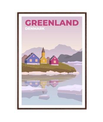 Greenland Poster Denmark Travel Print online