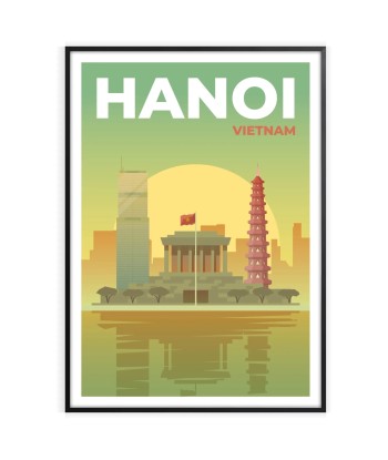 Hanoi Print Travel Poster Toutes les collections ici