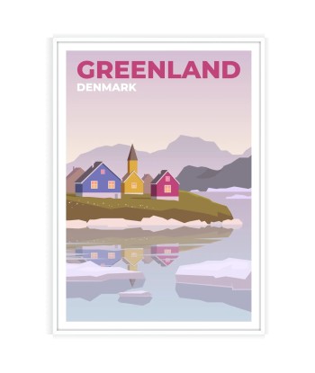 Greenland Poster Denmark Travel Print online