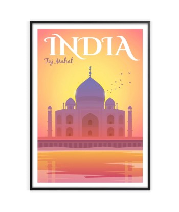 India Print Travel Poster Venez acheter