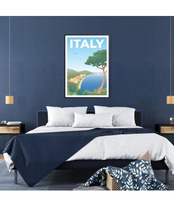 Italy Print  Travel Poster en linge