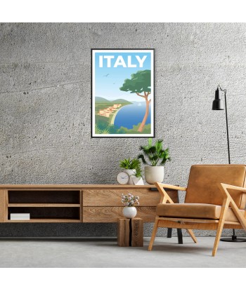 Italy Print  Travel Poster en linge