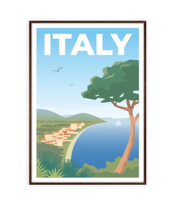 Italy Print  Travel Poster en linge