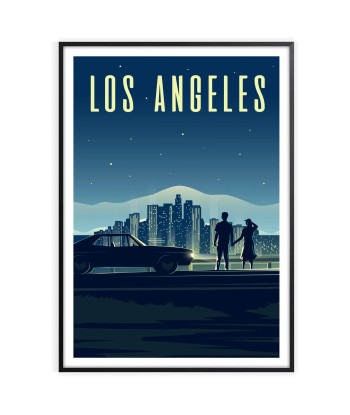 Los angeles Print Wall Art Poster la colonne vertébrale