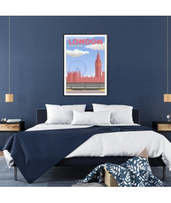 London Print Travel Poster de votre