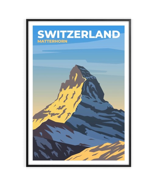 Matterhorn Print Switzerland Wall Art Poster à prix réduit toute l'année