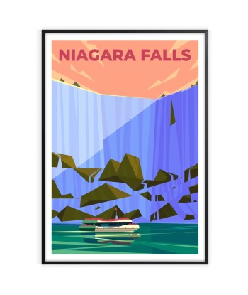 Niagara falls Print Wall Art Poster Les êtres humains sont 