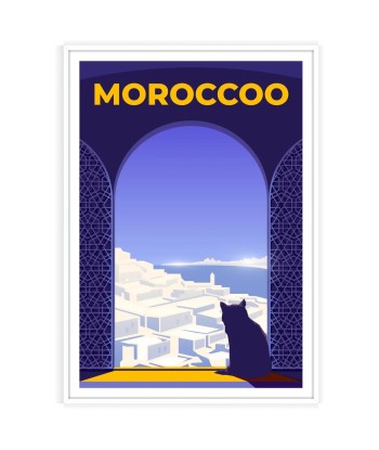 Moroccoo Poster Travel Print JUSQU'A -70%! 