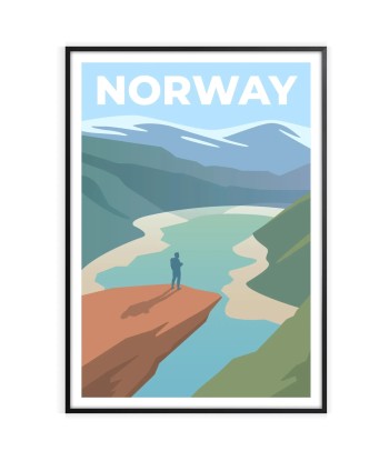 Norway Print Wall Art Poster d'Europe débarque