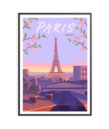 Paris Poster Travel Print à prix réduit toute l'année